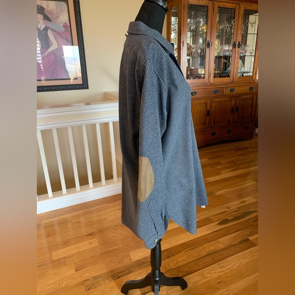 Men's Blue Pendleton Wool Shirt - Picture 5 of 13